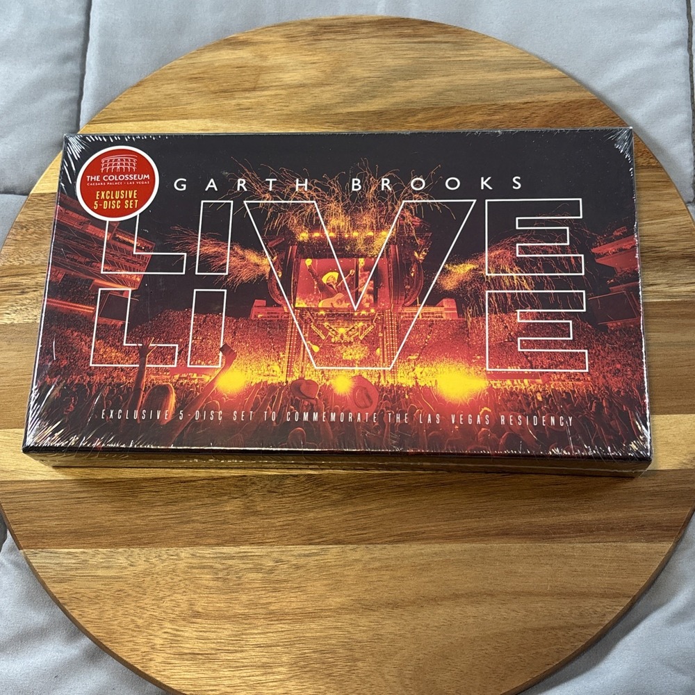 **NEW** GARTH BROOKS "Double Live + Triple Live" Boxset 5 discs Sealed